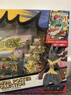 Pokemon TCG - Ascended Heroes - Mega Lucario Premium Poster Collection (SEALED) - Image 3