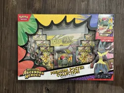 Pokemon TCG Ascended Heroes Premium Poster Collection Mega Lucario New & Sealed - Image 1