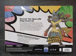 Pokemon TCG Mega Evolution Ascended Heroes Premium Poster Collection Lucario - Image 2