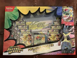 Pokemon TCG Ascended Heroes Premium Poster Collection Box Mega Lucario Sealed - Image 2
