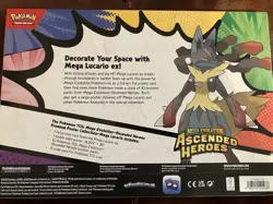 Pokemon TCG Ascended Heroes Premium Poster Collection Box Mega Lucario Sealed - Image 4