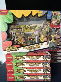 Pokemon TCG Mega Lucario Premium Poster Collection Ascended Heroes - Image 1