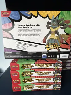 Pokemon TCG Mega Lucario Premium Poster Collection Ascended Heroes - Image 2