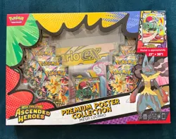 Pokemon TCG Mega Evolution Ascended Heroes Premium Poster Collection Lucario - Image 1