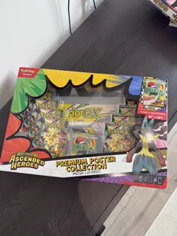 Pokemon TCG: Ascended Heroes Premium Poster Collection Mega Lucario EX 🆕✅ - Image 1