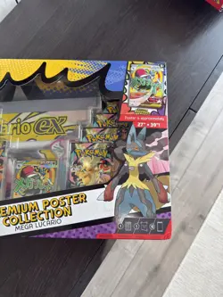 Pokemon TCG: Ascended Heroes Premium Poster Collection Mega Lucario EX 🆕✅ - Image 3