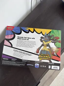 Pokemon TCG: Ascended Heroes Premium Poster Collection Mega Lucario EX 🆕✅ - Image 4