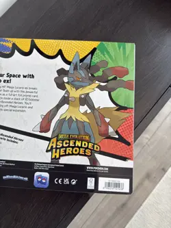 Pokemon TCG: Ascended Heroes Premium Poster Collection Mega Lucario EX 🆕✅ - Image 5