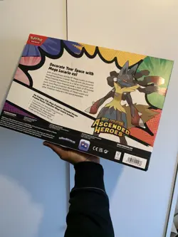 Pokemon TCG Ascended Heroes Premium Poster Collection Mega Lucario Ex - Image 2