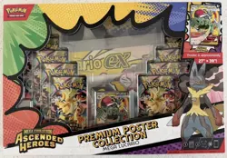Pokemon TCG: Ascended Heroes Premium Poster Collection: Mega Lucario - Brand New - Image 1