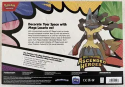 Pokemon TCG: Ascended Heroes Premium Poster Collection: Mega Lucario - Brand New - Image 2