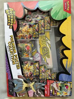 Pokemon TCG Ascended Heroes Premium Poster Collection Mega Lucario SEALED - Image 1