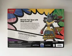 Pokemon TCG Ascended Heroes Premium Poster Collection Mega Lucario Ex - Image 2