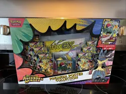 Pokemon TCG Ascended Heroes Premium Poster Collection Mega Lucario (In Hand) - Image 1