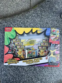 Pokemon TCG - Ascended Heroes Premium Poster Collection Mega Lucario EX - New! - Image 1