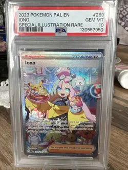 Paldea Evolved #269/193 Iono Special Illustration Rare PSA 10 - Image 1