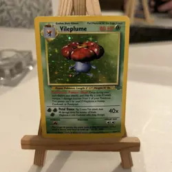 Pokemon TCG Vileplume Holo Rare Card Jungle Unlimited Edition 15/64 WOTC - Image 1