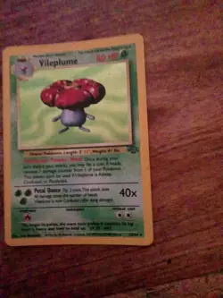 Pokemon TCG Vileplume Holo Rare Card Jungle Unlimited Edition 15/64 WOTC - Image 2