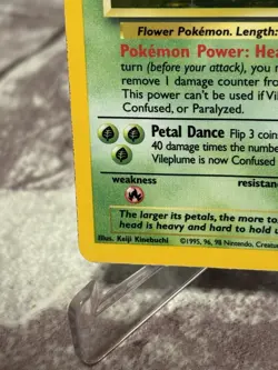 Pokemon TCG Vileplume Jungle 15/64 Holo Unlimited Holo Rare - EX-NM - Image 5
