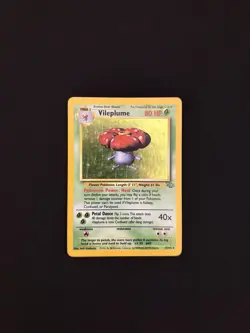 Pokemon TCG Vileplume 15/64 Jungle Set Holo Rare Unlimited WOTC Vintage - Image 1
