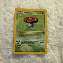 1999 Pokemon TCG Vileplume Jungle 15/64 Holo Unlimited Holo Rare - Image 1