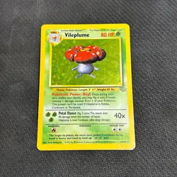 Pokemon TCG Vileplume Jungle 15/64 Holo Unlimited Holo Rare MP - Image 1