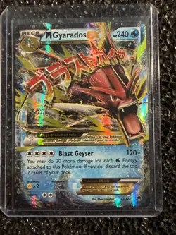Pokemon M Gyarados EX XY Breakpoint Ultra Rare Holo Card 27/122 - Image 1