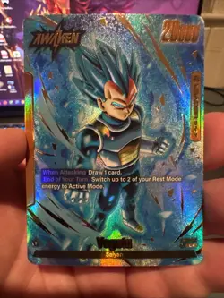 Vegeta Leader L FB02-105 Alternate Art Dragon Ball Fusion World Card - Image 1