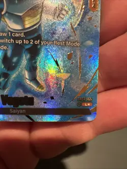 Vegeta Leader L FB02-105 Alternate Art Dragon Ball Fusion World Card - Image 4