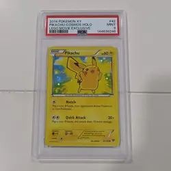 Pikachu 2014 Promo Holo 042/146 LEGO Movie PSA 9 Pokemon Card - Image 1