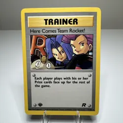 Here Comes Team Rocket! 71/82 1st Edition Non Holo Pokemon Card Rare - Image 1