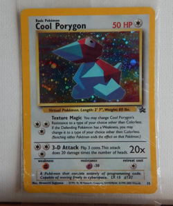 Cool Porygon Holo Pokemon Card Black Star Promo Sealed In Original Cellophane - Image 1
