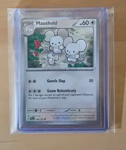 ⭐Fresh Pulls⭐ Tandemaus Maushold Pokemon Card Collection Set of 3 - Image 5