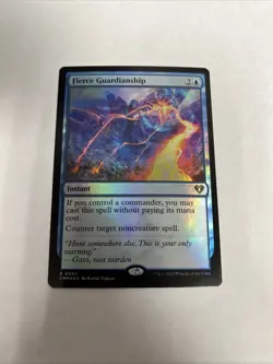 Fierce Guardianship Foil Commander Masters Card #0094 MTG LP - Image 1