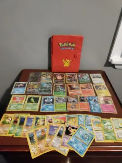 Pokemon Card Lot Binder M Mewtwo EX Full Art Holo Breakthrough 160/162 & More - Image 1