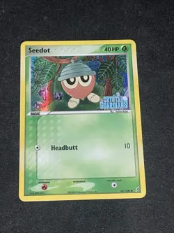 Seedot 60/100 Stamped Reverse Holo EX Crystal Guardians Pokemon Card - Image 1