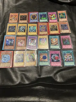 Yu-Gi-Oh Old School Vintage Holo Collection 1st Ed, Blue Eyes, Dark Magician. - Image 1