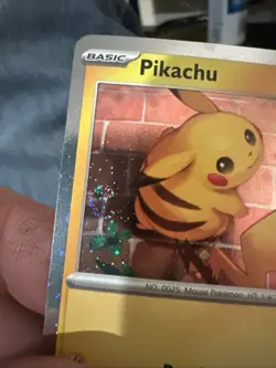 Pikachu - 051/162 Miscellaneous Cards & Products Holo Ear Swirl - Image 1