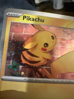 Pikachu - 051/162 Miscellaneous Cards & Products Holo Ear Swirl - Image 2