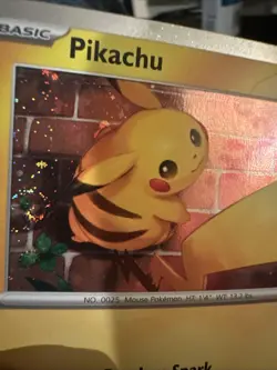 Pikachu - 051/162 Miscellaneous Cards & Products Holo Ear Swirl - Image 4