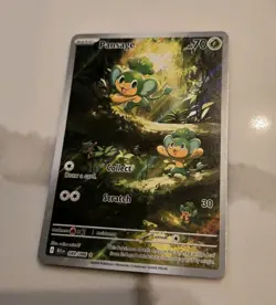 Pokemon TCG Pansage Illustration Rare Holo Black Bolt English Card 089/086 NM - Image 1