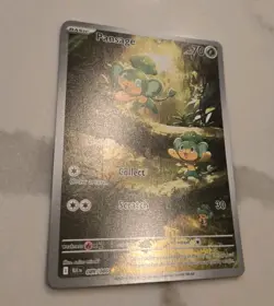 Pokemon TCG Pansage Illustration Rare Holo Black Bolt English Card 089/086 NM - Image 3