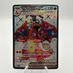 Charizard EX 215/197SV03: Obsidian Flames Holo Card Fresh NM Condition - Image 1