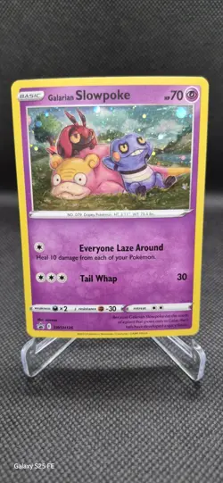 Galarian Slowpoke SWSH126 Black Star Promo Holo Pokemon Card SWSH AA57 - Image 1