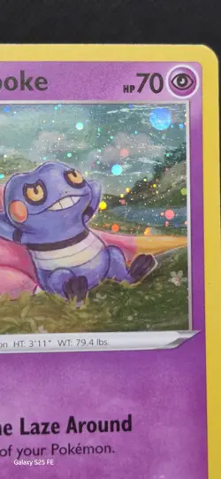 Galarian Slowpoke SWSH126 Black Star Promo Holo Pokemon Card SWSH AA57 - Image 2
