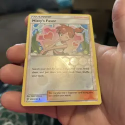 Pokemon Misty's Favor 202/236 Sm-Unified Minds Reverse Holo TCG Card LP - Image 2