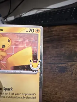 Pikachu - 051/162 Miscellaneous Cards & Products Holo Huge Tail Swirl - Image 2