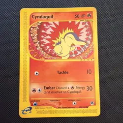 Cyndaquil 105/165 Expedition Non Holo Pokemon Card_ - Image 1