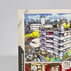 033 Ghost in the Shell SHIROW MASAMUNE illustration Card epoch JAPAN 2001 - Image 2