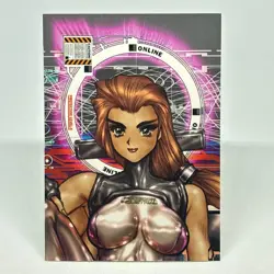 092 Ghost in the Shell SHIROW MASAMUNE illustration trading Card epoch 2001 - Image 1